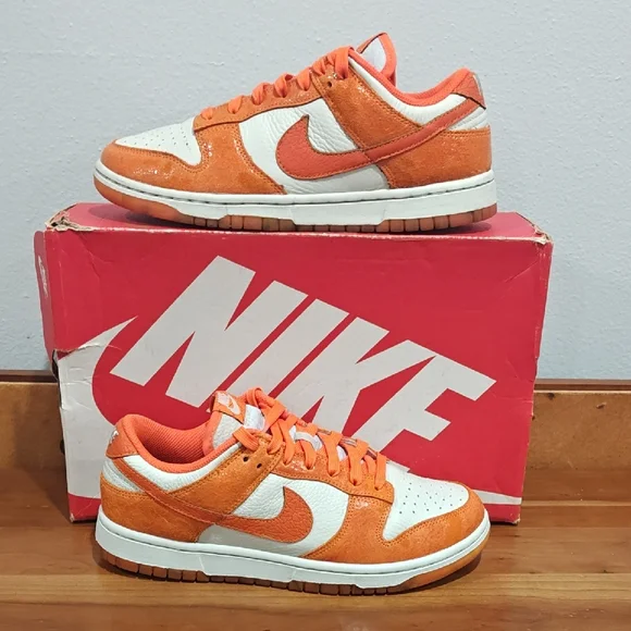 Nike Women's Sneakers Orange and White - Picture 1 of 13